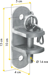 Anschraubteil, einfach, vz