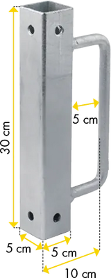 Riegelhalter, einfach, für Tore R3, vz