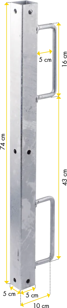 Riegelhalter, doppelt, für Tore R4, R5, vz