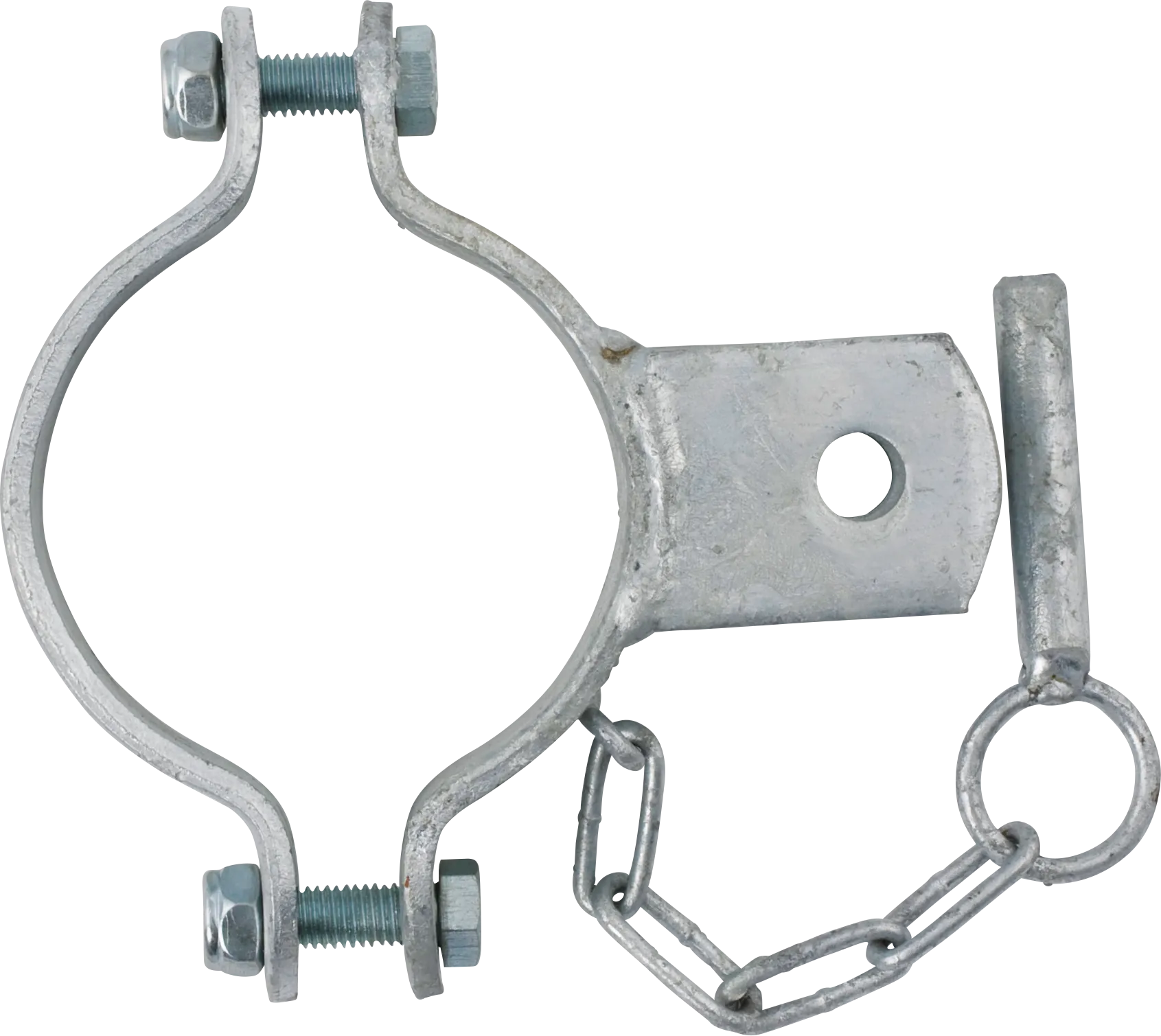 Schelle d=102 mm, 1 Halter, mittig, vz