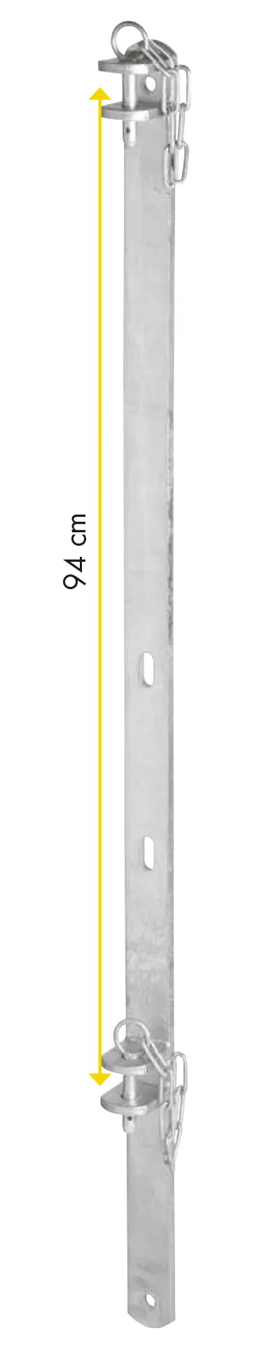 Anschraubleiste, Raster 94 cm Befestigung v. Türen und Abtrennungen