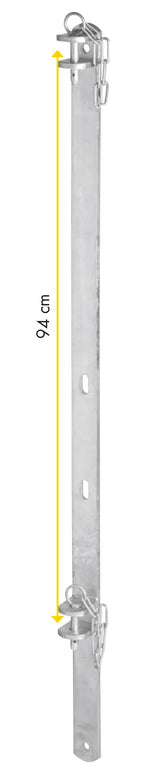 Anschraubleiste, Raster 94 cm Befestigung v. Türen und Abtrennungen