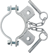 Schelle d=102 mm, 2 Halter, winklig, vz