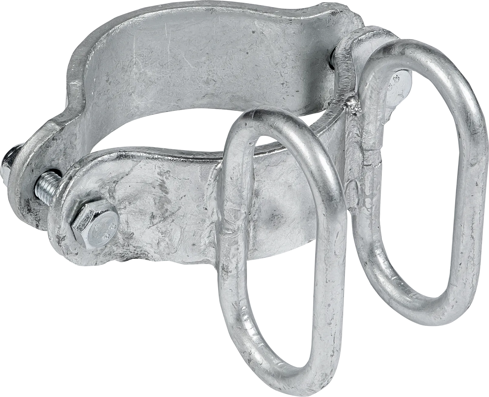 Schelle d=102 mm, 2 Riegelhalter, vz