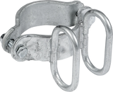 Schelle d=102 mm, 2 Riegelhalter, vz