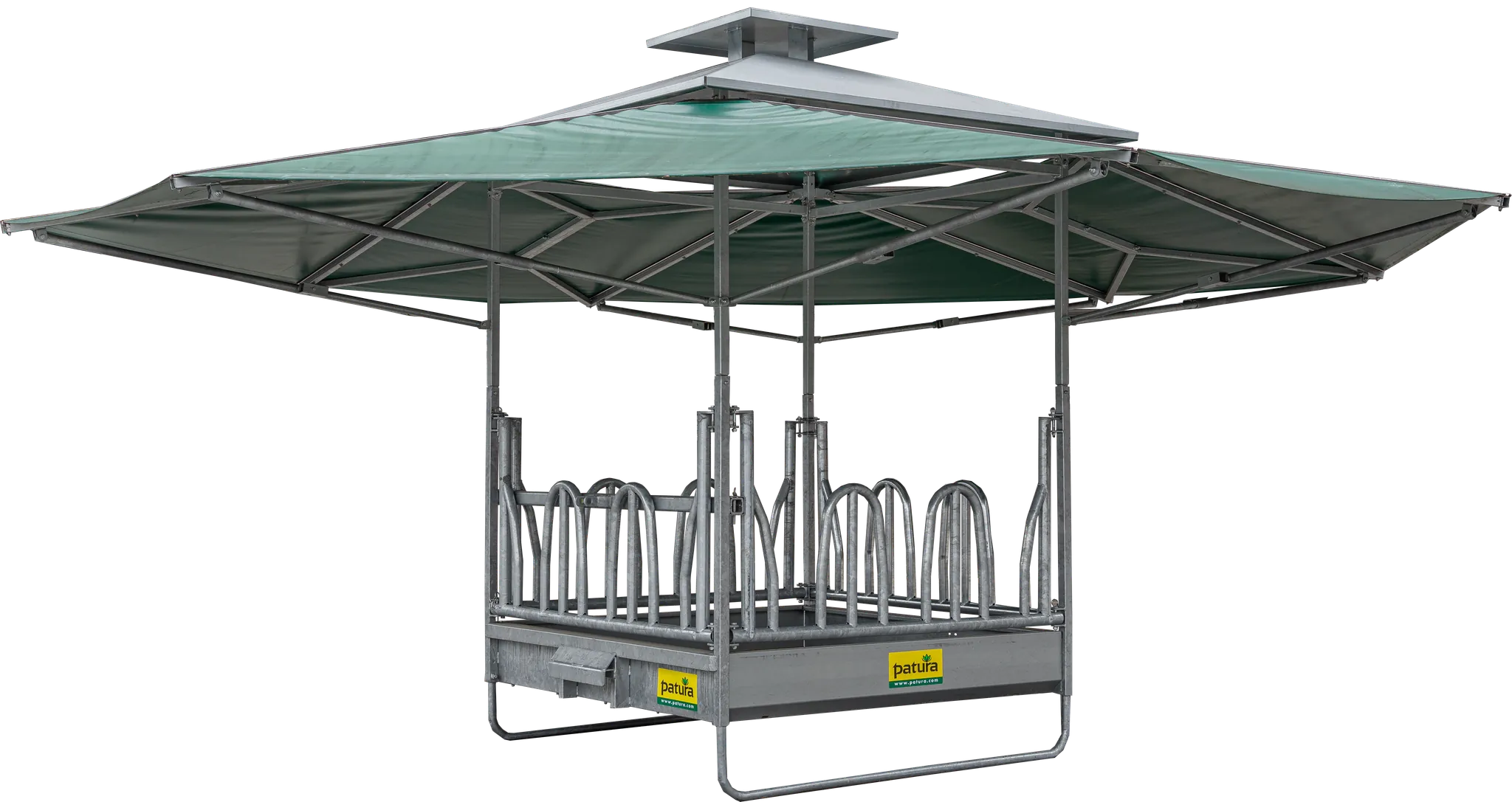 Klima-Raufe mit Palisadenfressgitter