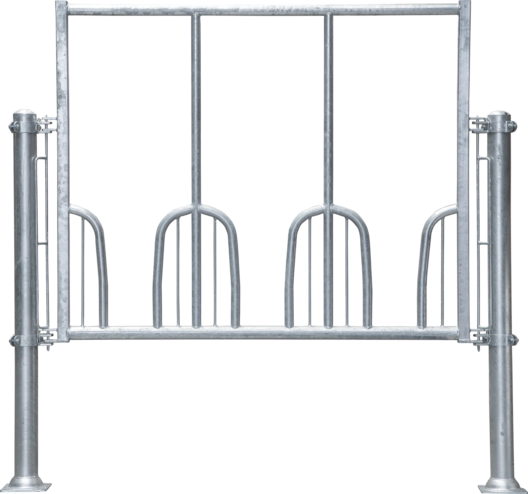Universal-Fressgitter L= 191 cm 3 Fressplätze für Profi-Raufe