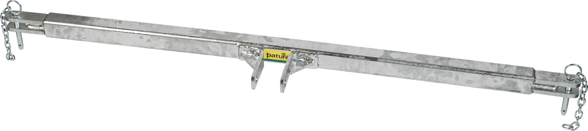 Dreipunktanhängung mit steckbaren Bolzen zur Viereckraufe mit Sicherheits-