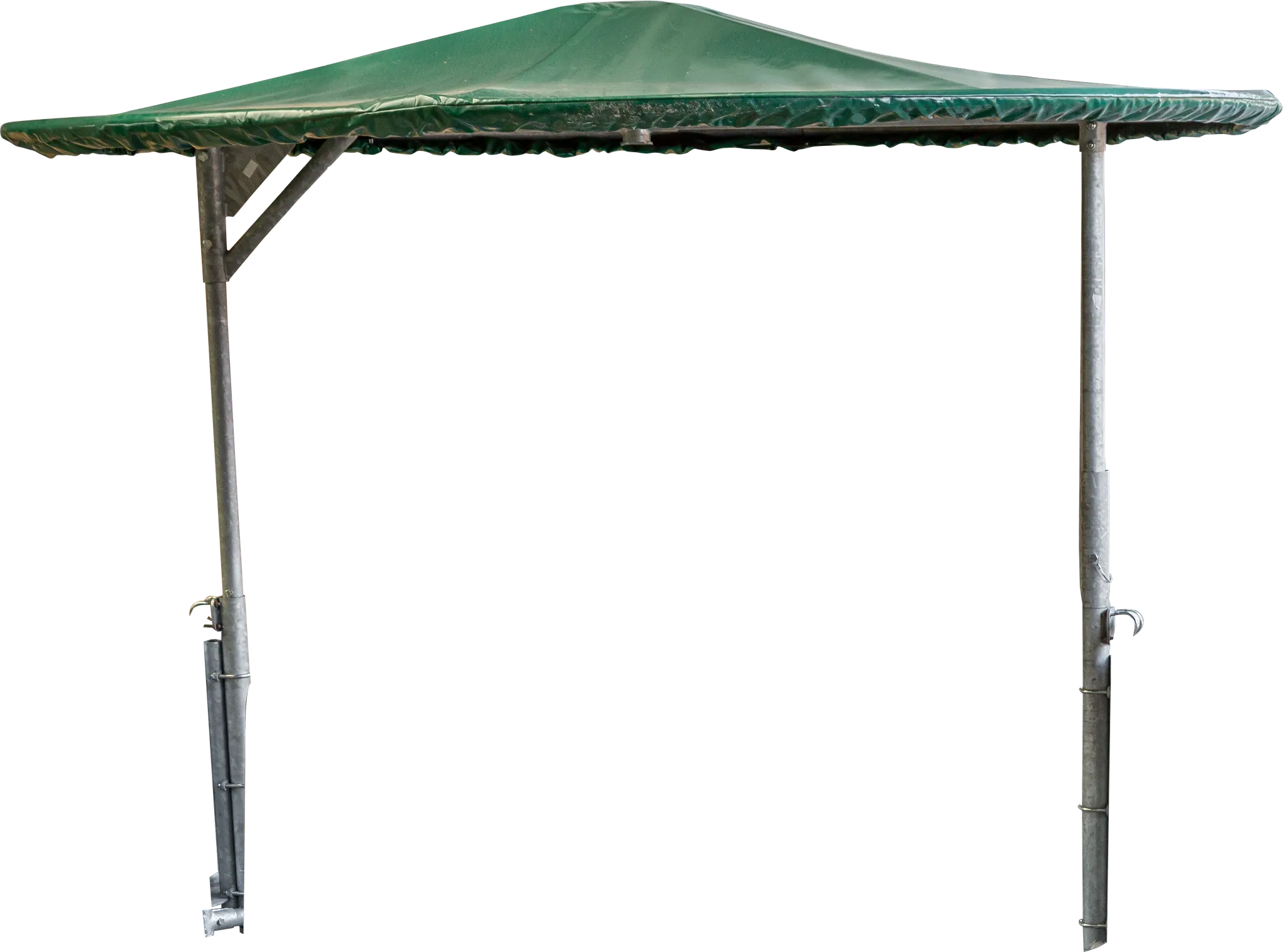 Dach für Rundraufe 12 FP drehbar mit Plane