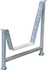 Krippenständer für Holzbohlen, höhenverstellbar