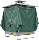 Klima-Dach für alle Profi-Viereckraufen