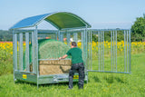 Rahmen für Futtersparnetz für Großballenraufe