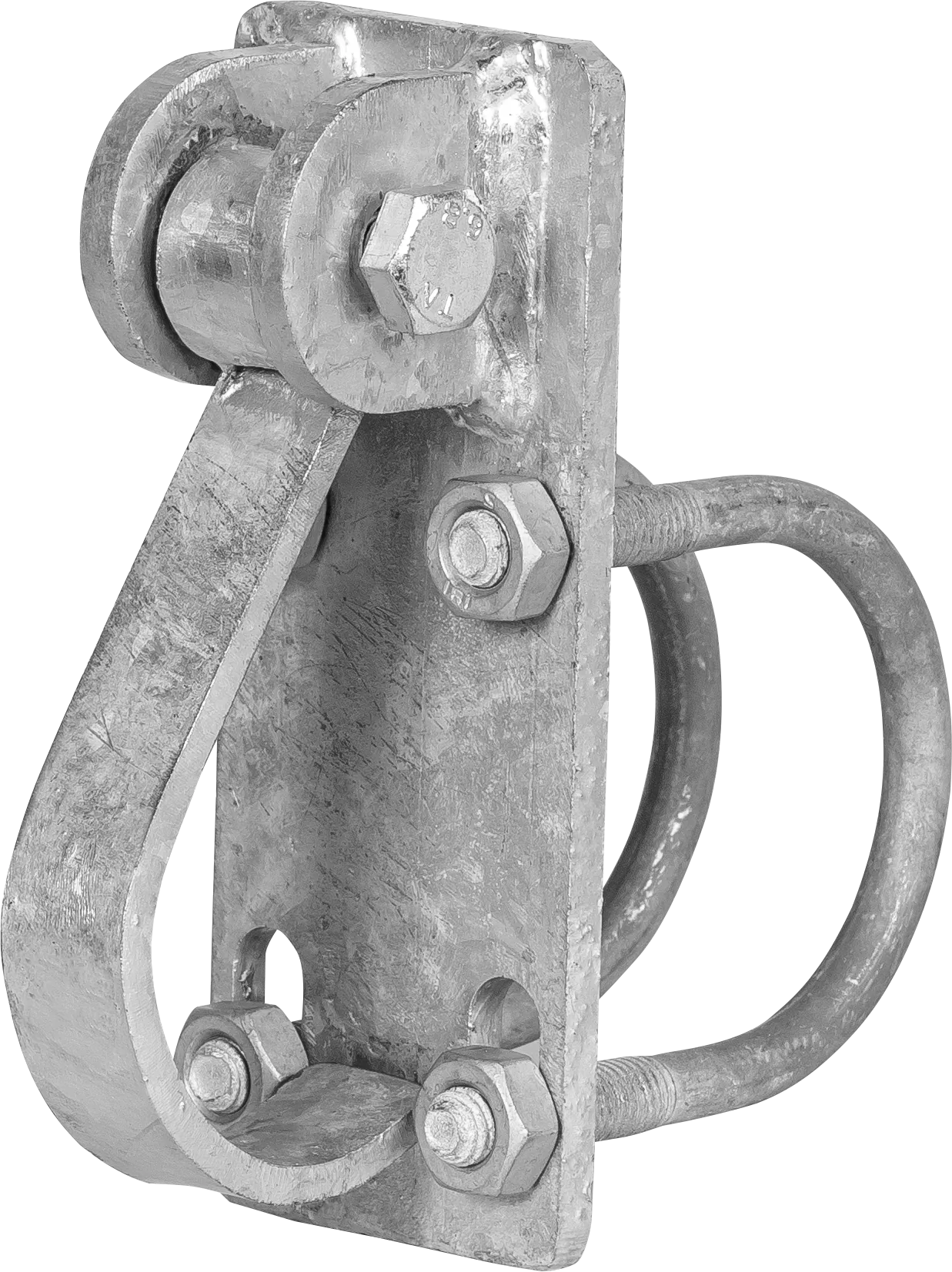 Haltebügel für Tore an Rohr 60 mm