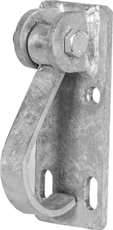 Haltebügel für Tore an Wand