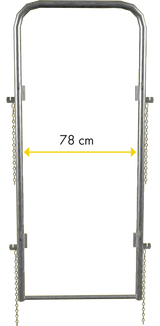 Rahmen für Treibgang Breite 0,88 m, Höhe 2,05 m, vz