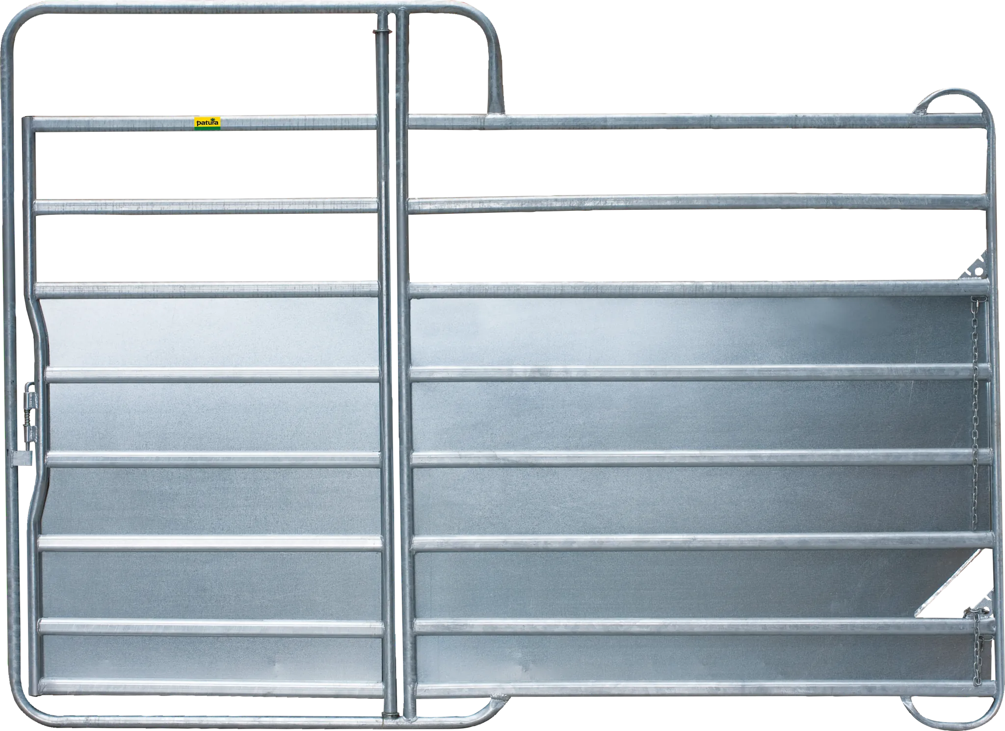 Panel-8 Plus mit Tor 3,00 m mit Blechverkleidung