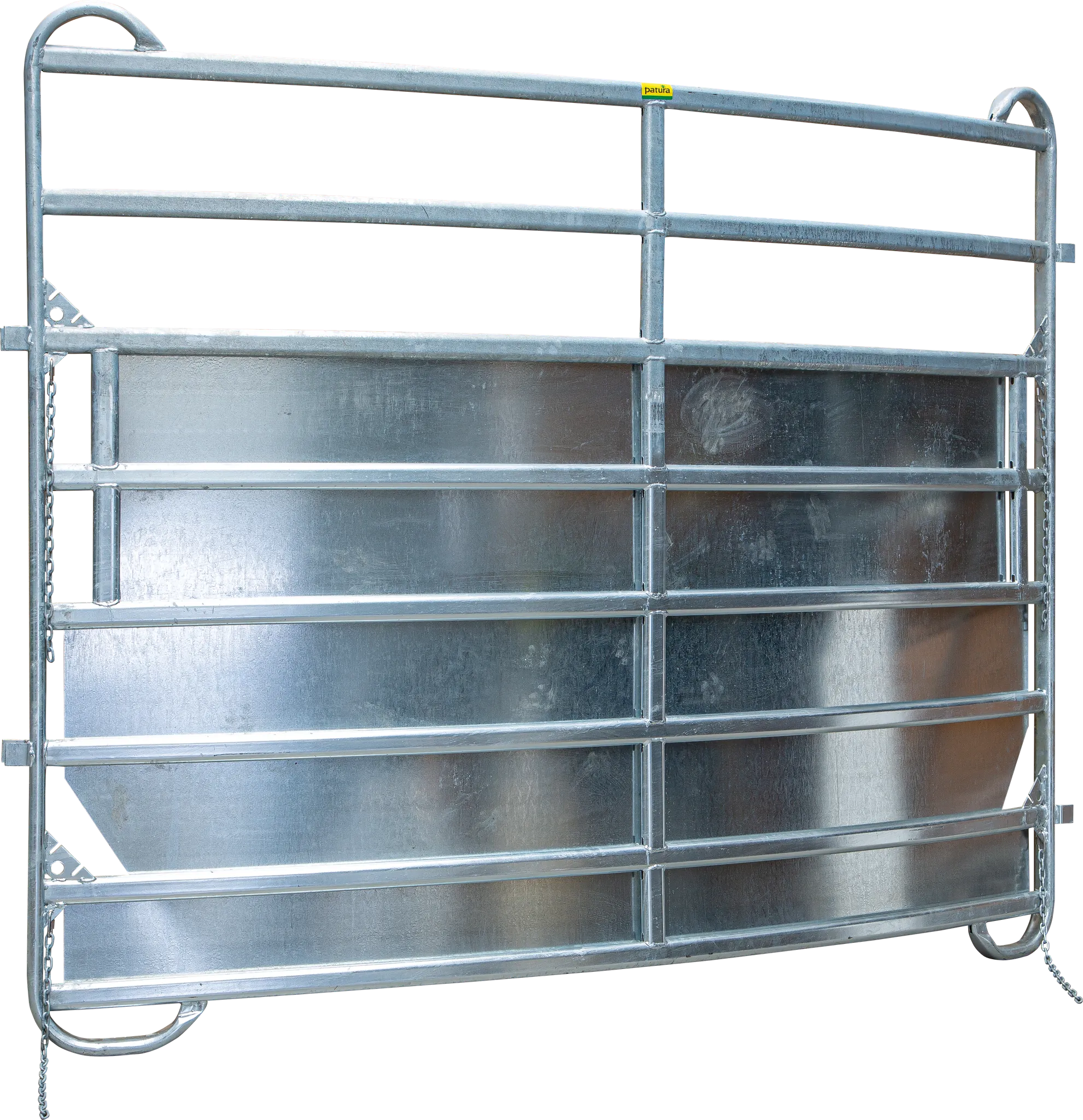 Kurvenpanel-8 Plus, 2,44m, Radius 3,00m vz, mit Blechverkleidung