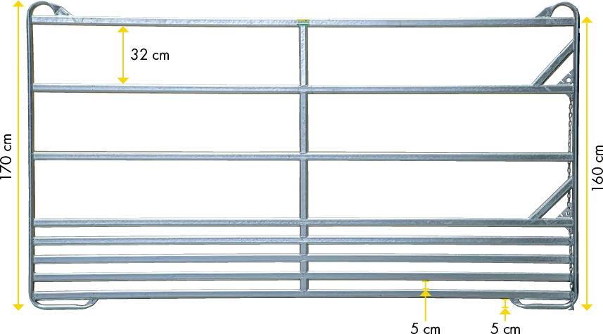 Sicherheits-Pferde-Panel 3,60 m