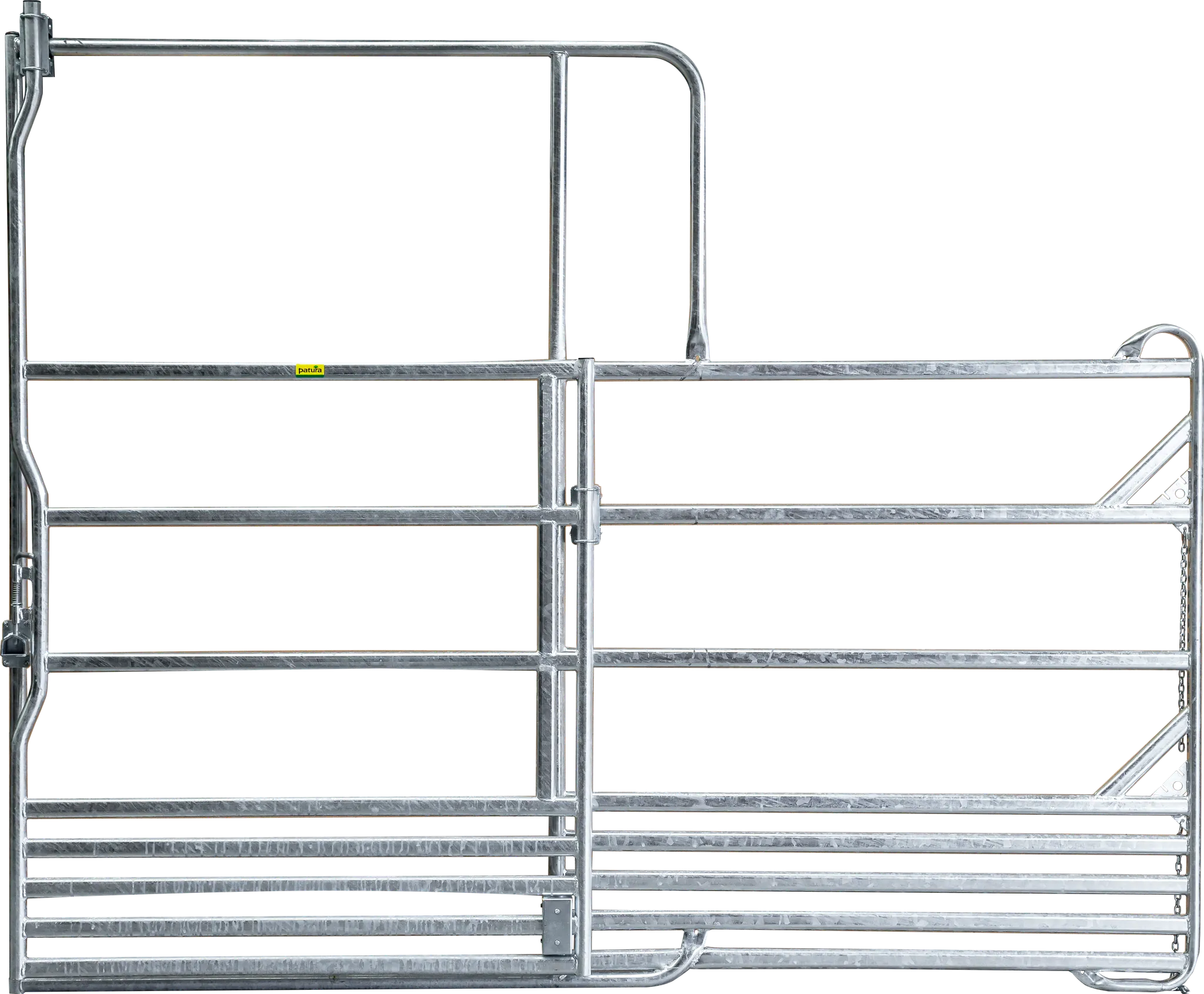 Sicherheits-Pferde-Panel mit Schiebetor 3,00 m, Höhe 2,50 m