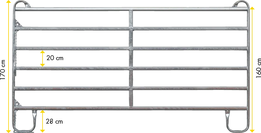 Panel Compact 3,00 m Breite 3,00 m, Höhe 1,70 m, vz