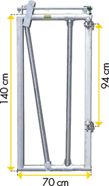 Fressgitter für Tierbehandlung