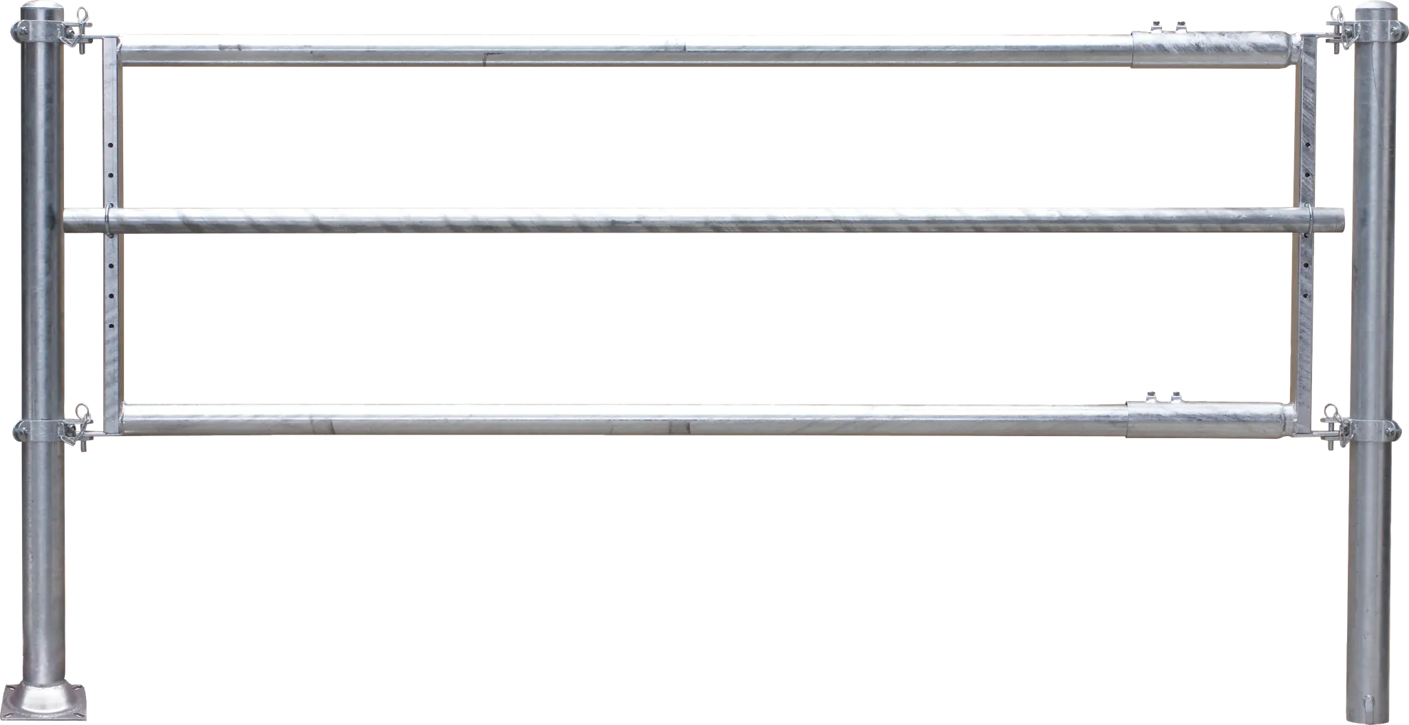 Futtertischabtrennung 3 Rohre, 6 m, vz