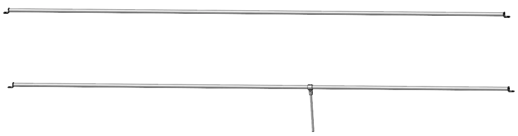 Trägergestell Kalb 5,00 m für Kälber-Schrägfressgitter modular