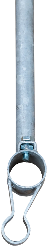 Abschlussstange mit Halter Typ SV für Verriegelungsrohr