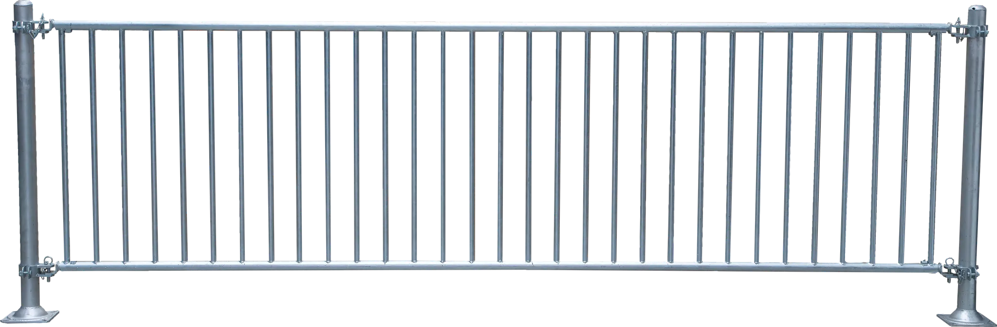 Abtrennung Kälber 5,00 m mit senkrechten Rohren