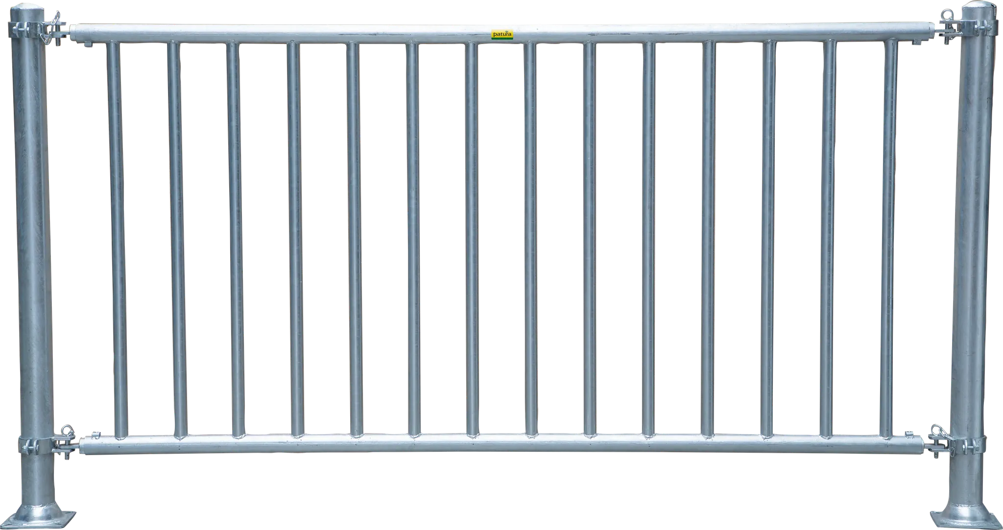 Abtrennung V 3,00 m mit senkrechten Rohren