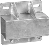 Montageplatte Fingergatter inkl. Schrauben für Vollschellen