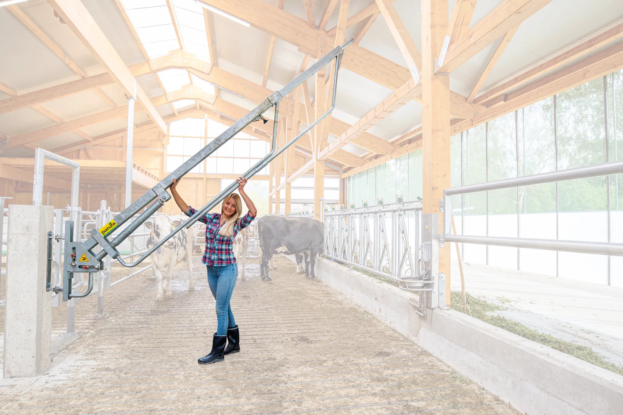 Teleskop-Hubschranke 3 - 4,5 m