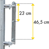 Teleskop-Hubschranke 3 - 4,5 m