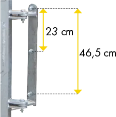 Teleskop-Hubschranke 4 - 6 m