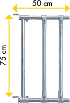 Verlängerung für Kälberfressgitter Nicht geignet für SSV Kalb modular