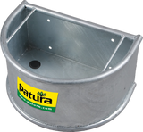 Halbrundtrog, verzinkt, 44x32x25cm