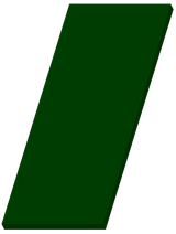 Rückwand Kunststoff unten & oben, 152x5x60 cm