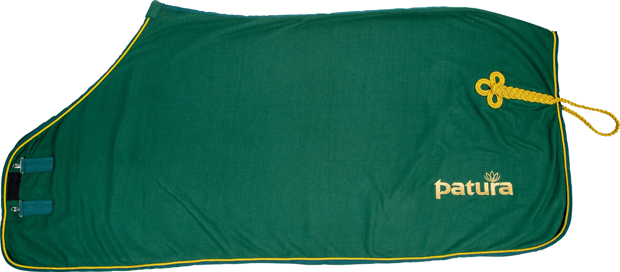 PATURA Abschwitzdecke für Pferde, Fleece Größe L, Rückenlänge 1,45 m
