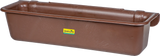 Kunststoff-Langtrog 42 l, braun zum Einhängen