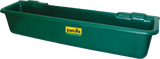 Kunststoff-Langtrog, 50 Liter, grün zum Einhängen in Rohre bis 2"