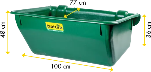 Kunststoff-Großtrog 180 l zum Einhängen