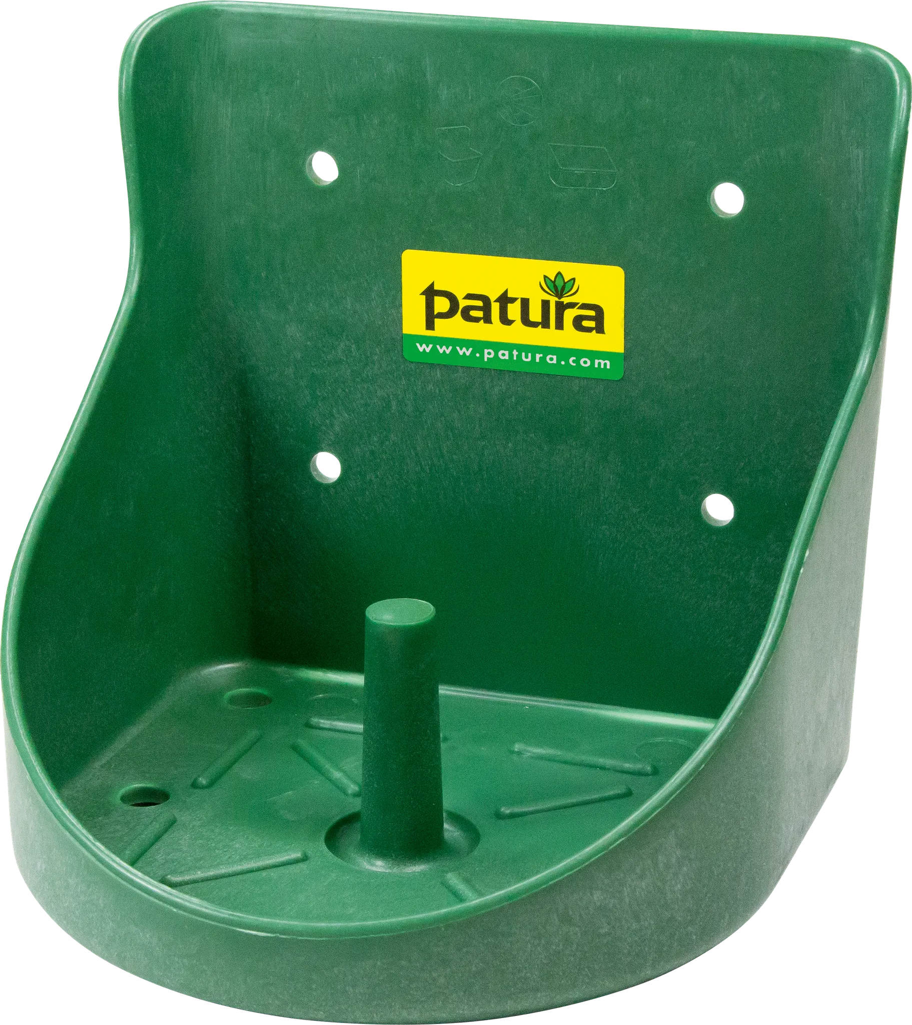 Kunststoff-Lecksteinhalter, für 10 kg Stein, rund, grün