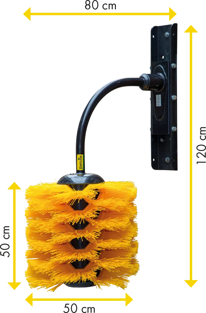Schwingbürste Midi für Jungvieh und Pferde