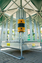 Komplett-Set für Eckmontage 1x Kratzbürste Multifix an Profi-Raufe