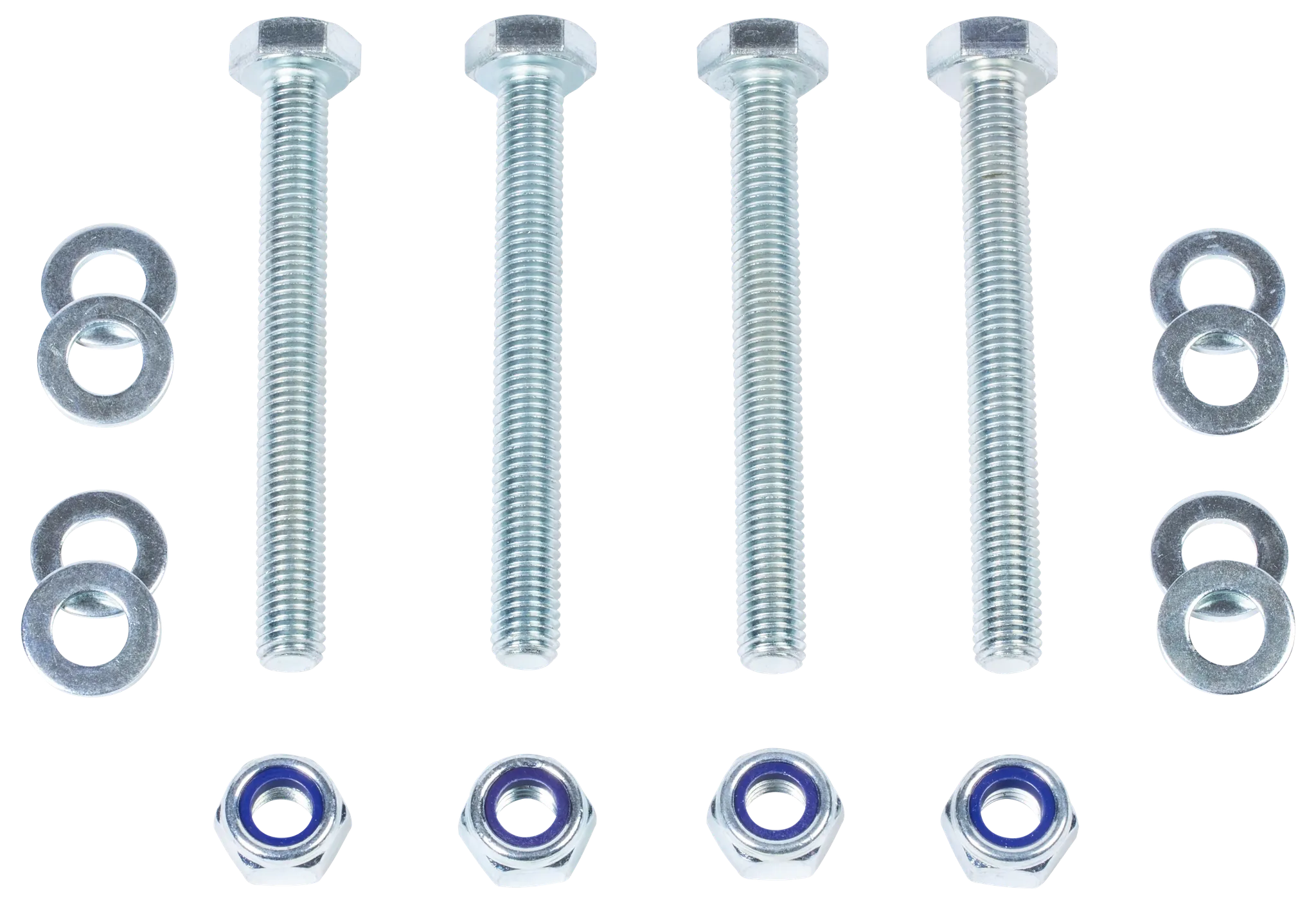 Montageset für 2 x Kratzbürste an Pfosten 90x90 mm