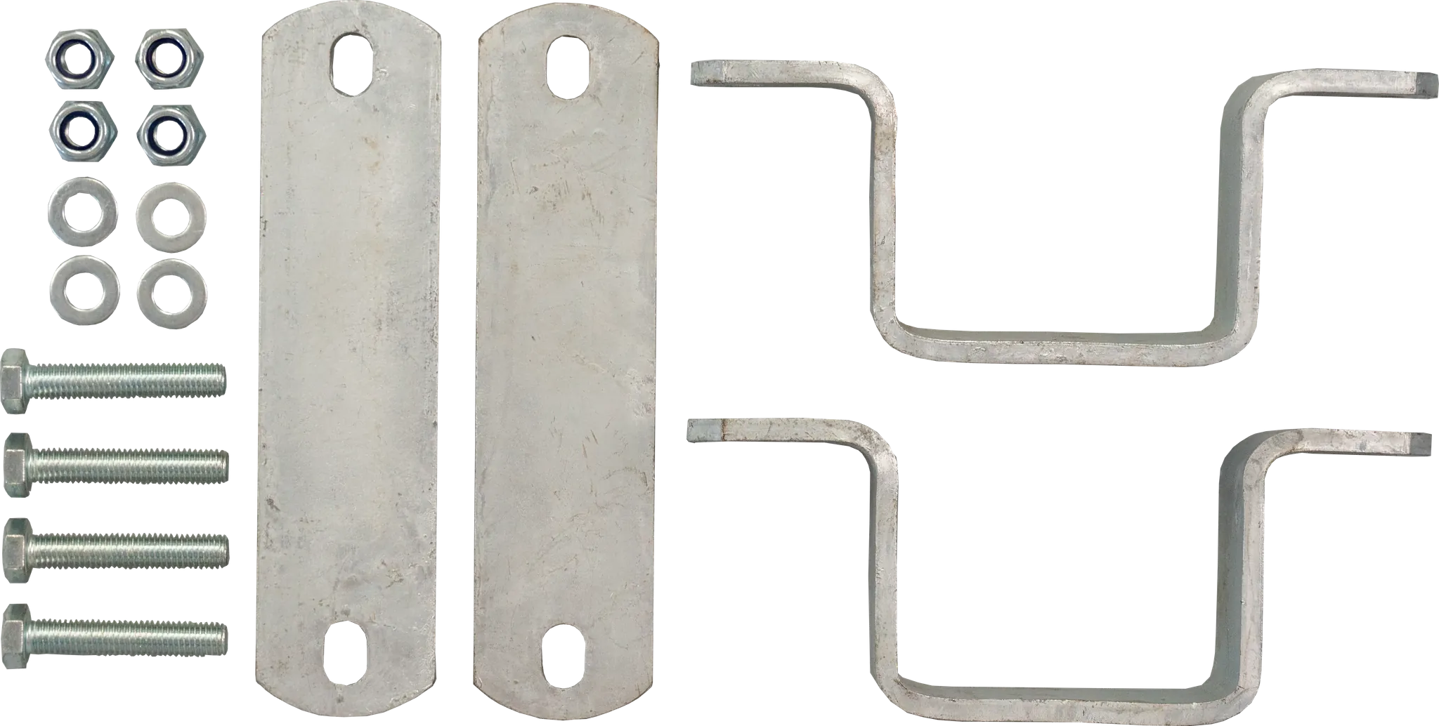 Montageset für Einzelmontage Kratzbürste Multifix Pfosten 90 x 90 mm