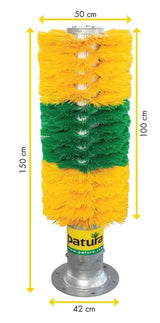 Pfahlbürste Maxi, Höhe 1,50 m mit Bodenplatte