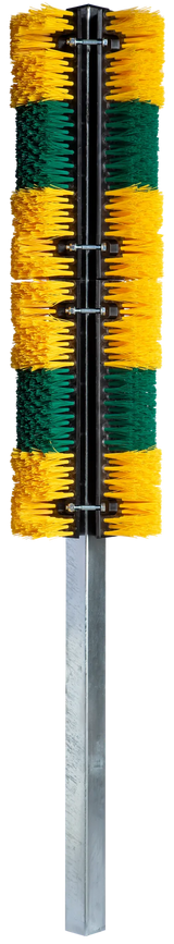 Pfahlbürste Midi 100x 30 cm inkl. Pfosten 60x60x3 mm, Länge 1,80 m