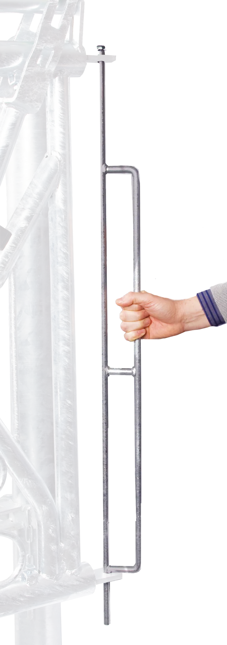 Ein-Hand-Verriegelung für Abtrennungen und Fressgitter