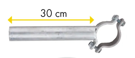 Einschub Schelle 76 einfach für Pfosten d= 76 mm